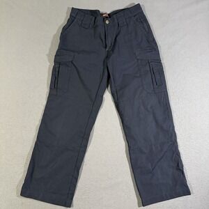 Tru Spec Tactical Cargo‎ Pants Womens Size 6 Navy Blue Ripstop Military Work